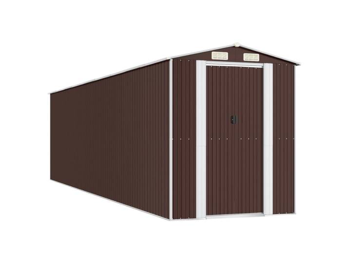 Abri de jardin cabane marron 192 x 772 x 223 cm