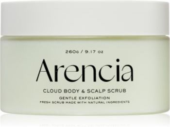Arencia Fresh Cloud Geranium & Primrose exfoliante suave para corpo e cabelo 260 g. Fresh Cloud Geranium & Primrose
