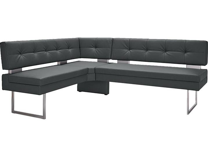 Dieter Knoll Eckbank LIMONE, dunkelgrau, Stoff