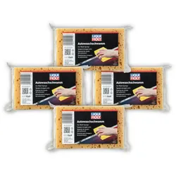 4x Reinigung LIQUI MOLY 1549 Auto-Wasch-Schwamm Autowäsche Autopflege Autoschwamm