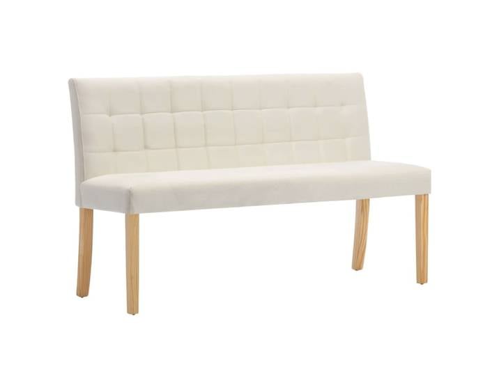 Banc banquette 140 cm 140 x 56 x 86 cm crème