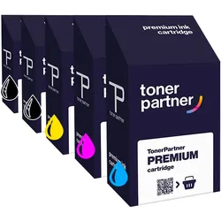 MultiPack CANON PFI-102 (0894B001, 0895B001, 0896B001, 0897B001, 0898B001) - Tintenpatrone TonerPartner, black + color (schwarz + farbe)