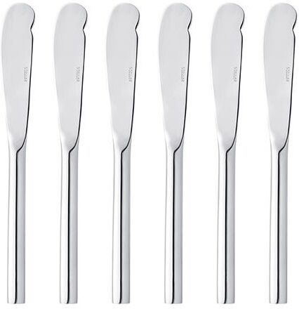 Stellar Rochester Polished 6 Butter Knives Gift Box Set