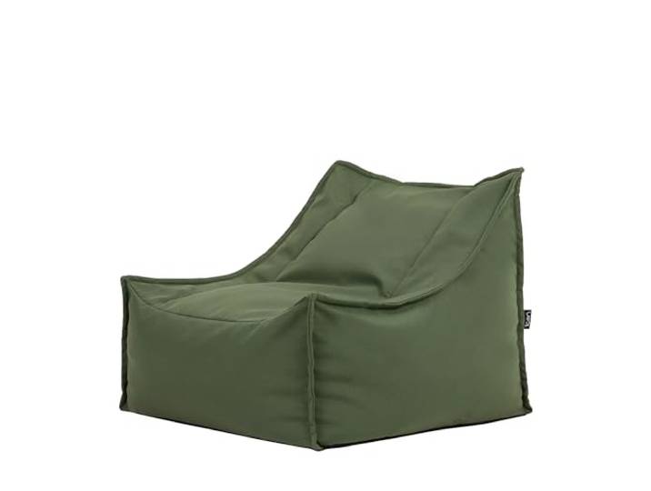 Icon Alto Outdoor Sitzsack Sessel für Erwachsene, Khakigrün, Olefin Stoff für Drinnen und Draußen, Riesen Sitzsack mit Füllung, Bequemer Sessel, Garten, Terrasse, Lounge