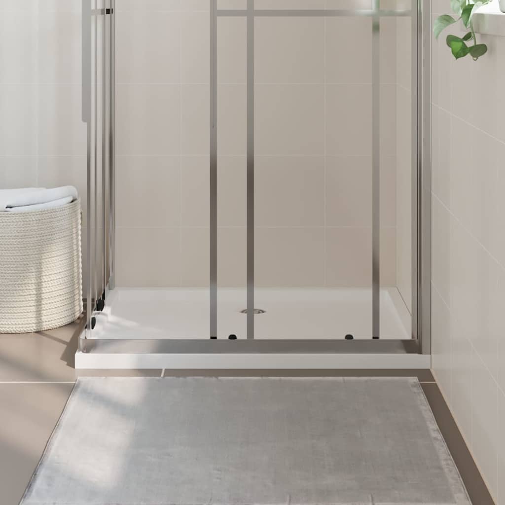 vidaXL Receveur de douche rectangulaire ABS Blanc 70x100 cm