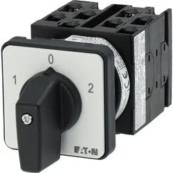 Eaton 031726 Umschalter, T0, 20 A, Einbau, 4 Baueinheit(en), Kontakte: 8, 60 °, rastend, mit 0-Stellung, 1-0-2, Abwicklungs Nr. 8213 T0-4-8213/E