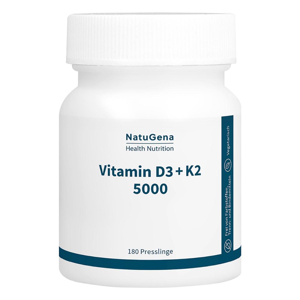 NatuGena GmbH NatuGena Vitamin D3 + K2 5000 Presslinge 20339309