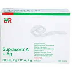 Suprasorb A+ag Antimik.cal.alginat Tamp.30 cm 2 G 5 ST