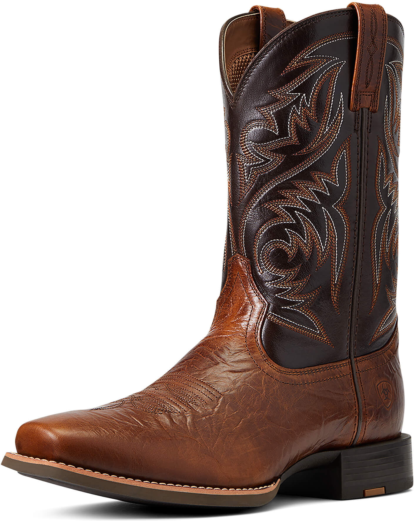 Men's Sport Herdsman Cowboy Boots in Peanut Butter Chaga Brown, Size: 9 D / Medium by Ariat