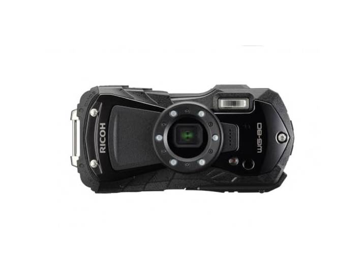 Ricoh WG-80 zwarte waterdichte digitale camera - schokbestendig vorstbestendig drukbestendig 03122