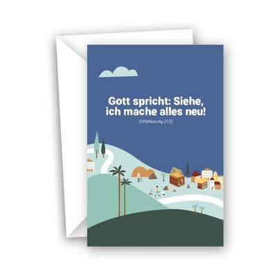 Gott spricht: Siehe, ich mache alles neu! (Offenbarung 21,5) Jahreslosung 2026, Sonstige von , Edition chrismon, 978-3-96038-417-5