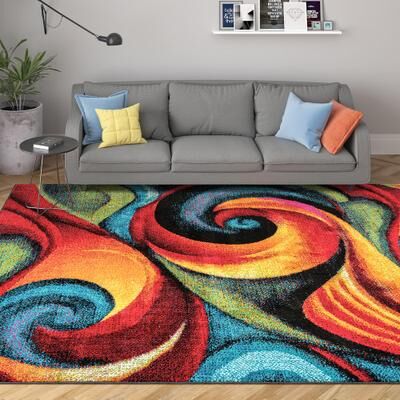 Alise Rugs Rhapsody Modern & Contemporary Abstract Indoor Area Rug