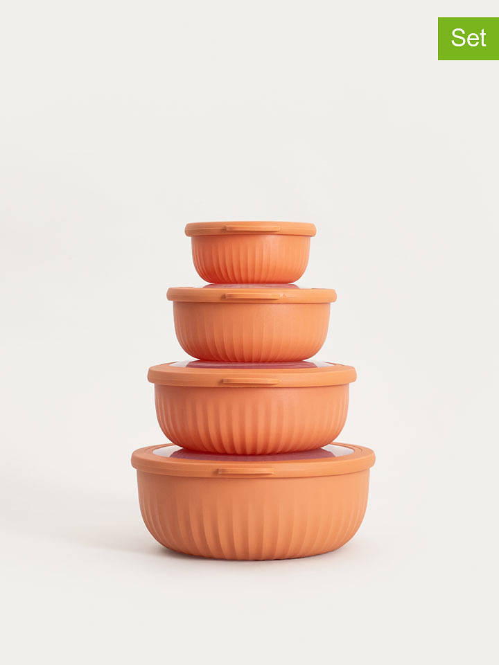 Homla 4er-Set: Schüsseln "Kerma" in Orange - onesize