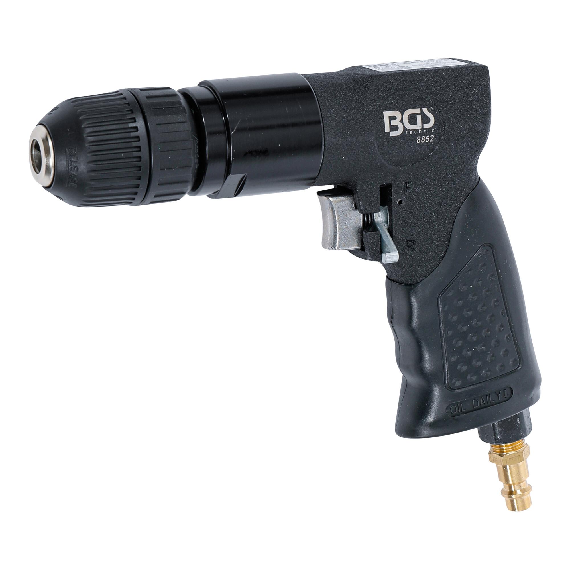 BGS Druckluft-Bohrmaschine mit 10 mm Schnellspann-Bohrfutter 8852 ; BGS technic)