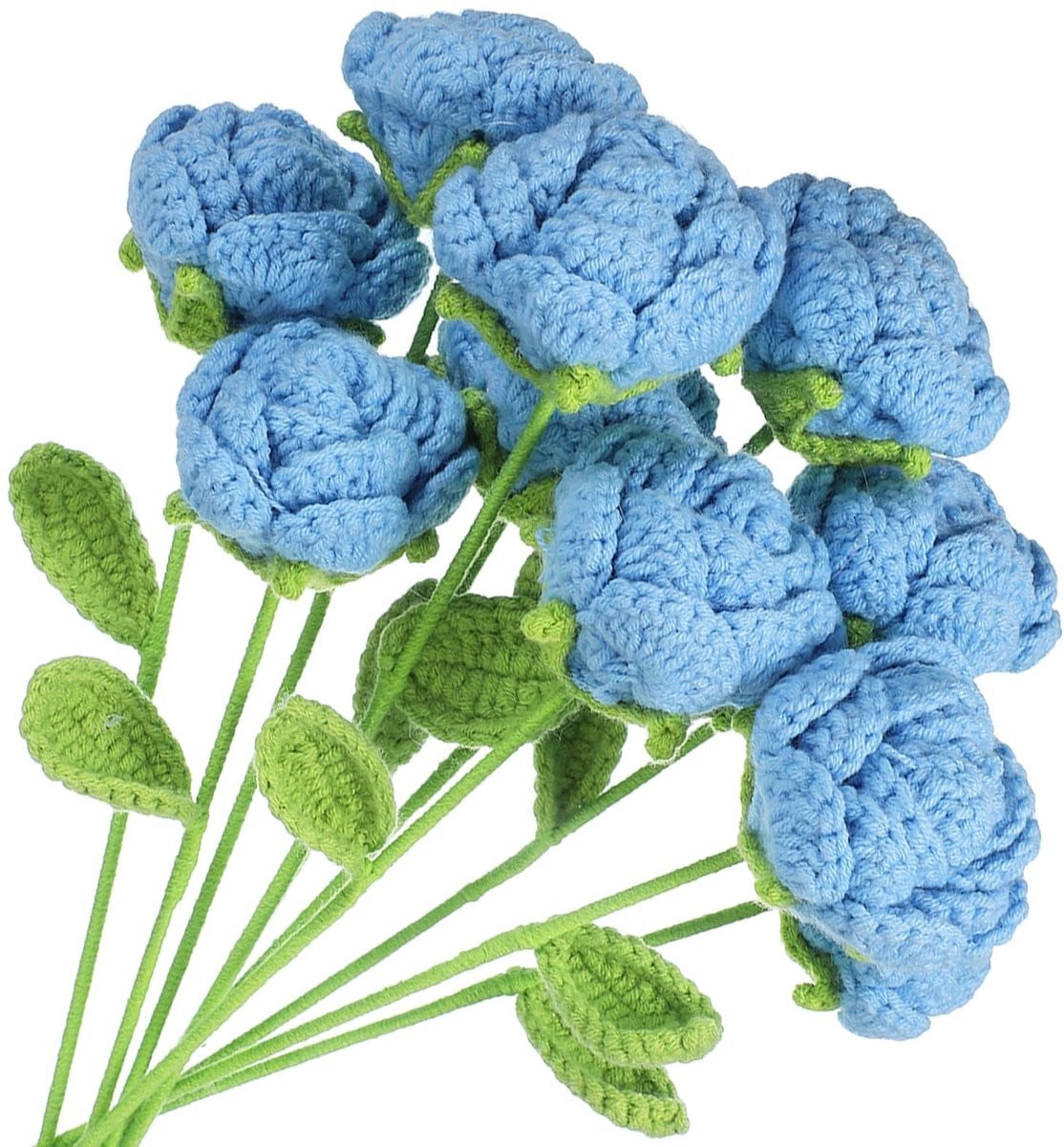 Merkloze gehaakte bloemen kunstplant voor decoratie en cadeaus