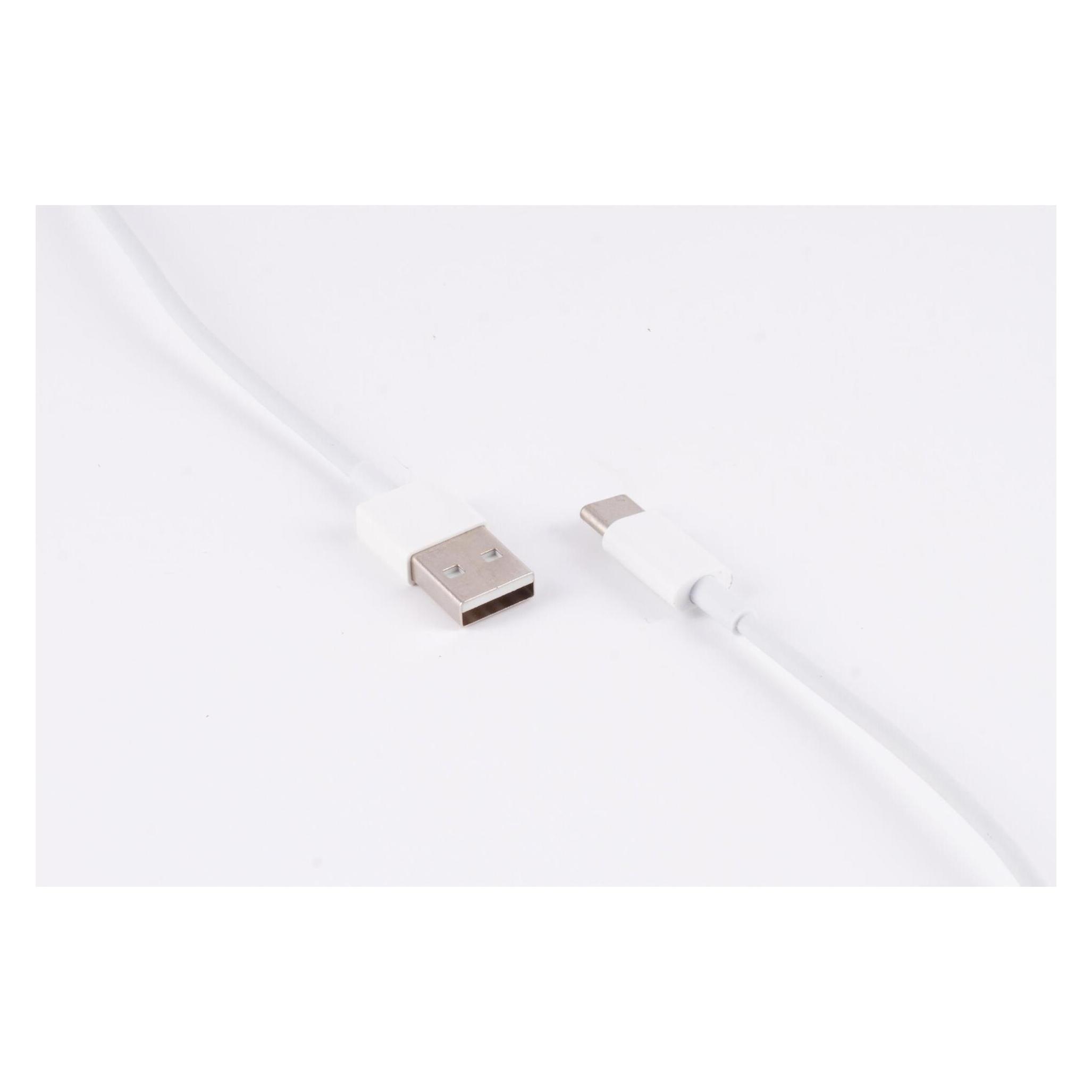 Shiverpeaks -BASIC-S--USB Lade-Sync Kabel, USB A Stecker auf USB-C Stecker, 2.0, ABS, weiss, 0,5m (0.50 m, USB 2.0) (BS14-13040)