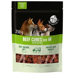 PetRepublic Rindfleischwürfel Hundeleckerli 250g M