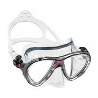 Cressi Tauchmaske Big Eyes Evolution - CLEAR/FRAME PINK