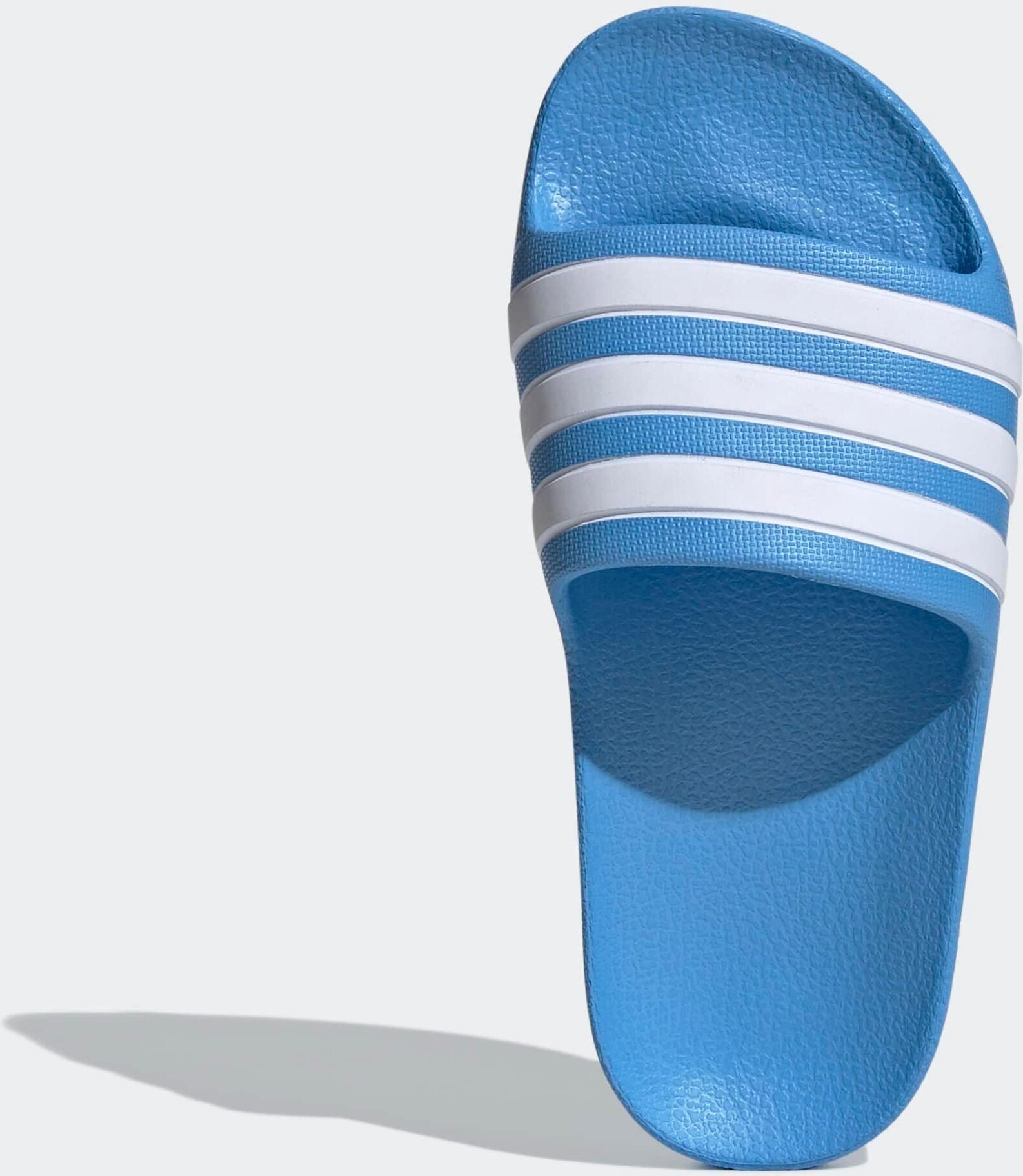 Badesandale ADIDAS SPORTSWEAR "AQUA ADILETTE", Kinder, Gr. 37, weiss (blau burst, ftwr weiß, blau burst), Synthetik, Schuhe Badesandale, Badelatschen blau burst, ftwr weiß, blau burst 37