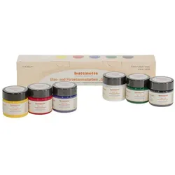 buttinette Glas- und Porzellanmalfarben, 6x 30 ml