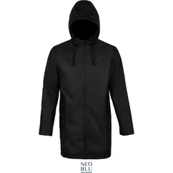 NEOBLU Wasserdichte Herren Wachsjacke Regen-Jacke Antoine Men deep black 4XL