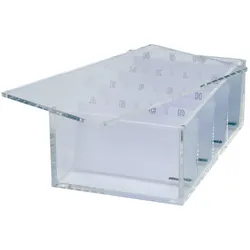 MAUL Visitenkartenbox glasklar