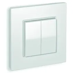 TCS RS07-04000000 EnOcean Schalter mit Wandmontagerahmen RS0704000000