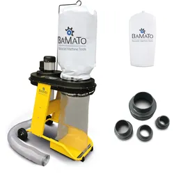 BAMATO Absauganlage AB-550 inkl. Adapter Set und 2. Filtersack