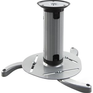 Celexon Beamer-Deckenhalterung PS 815, grau, 10 kg Tragkraft, 7 cm höhenverstellbar, neigbar, 360° drehbar