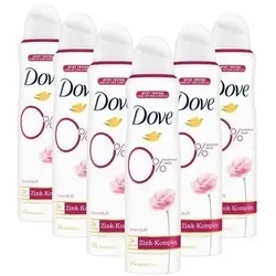 4x Dove, Deo, Deospray mit Rosenduft & Zink-Komplex (Spray, 150 ml)