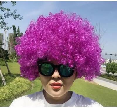 Inspired Living Vibrant Curly Clown Wig For Parties & Cosplay b