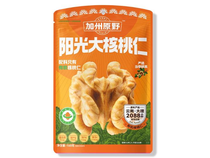 Jiazhouyuanye walnootkernen 160 g