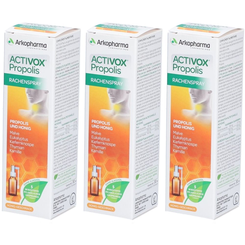 Activox Propolis Rachenspray Fl 30 ml x3 3x30 Dosierspray