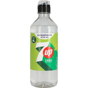 Sodastream Sirup 7UP, zuckerfrei, Getränkesirup für ca. 9 Liter Fertiggetränk, 440 ml