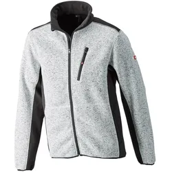 Magni,  FORTIS Strickjacke Softshell Gr.S hellgrau-schwarz (S)