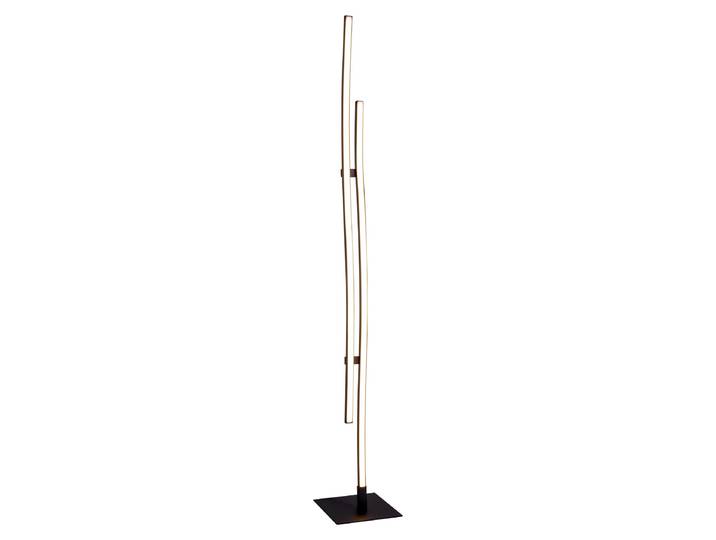 Lampadaire LED\, métal\, noir\, H 130 cm