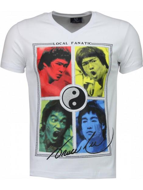 Local Fanatic Bruce lee ying yang t-shirt