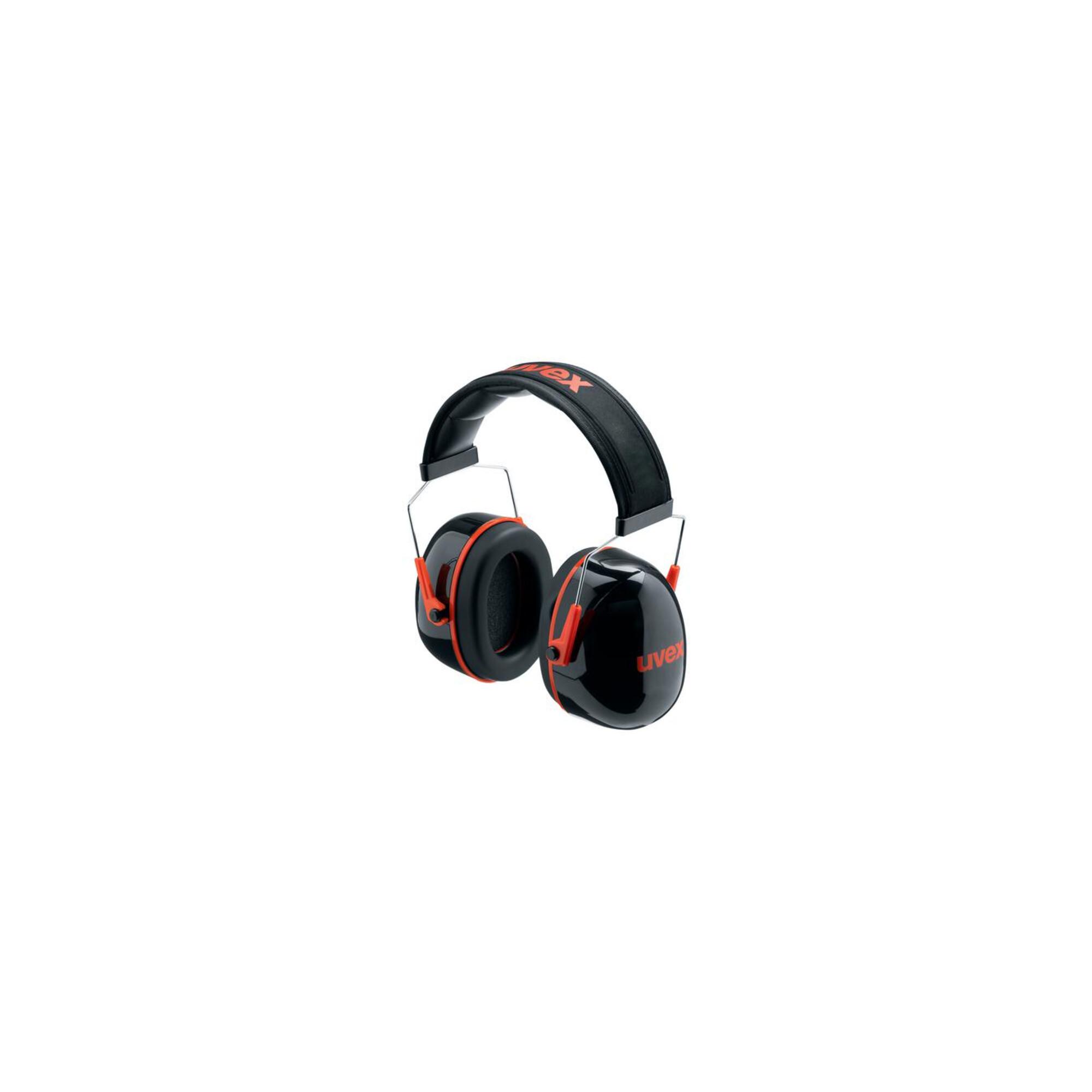 uvex Kapselgehörschutz uvex K3, schwarz, rot, SNR 33 dB, Größe S, M, L (2600003)