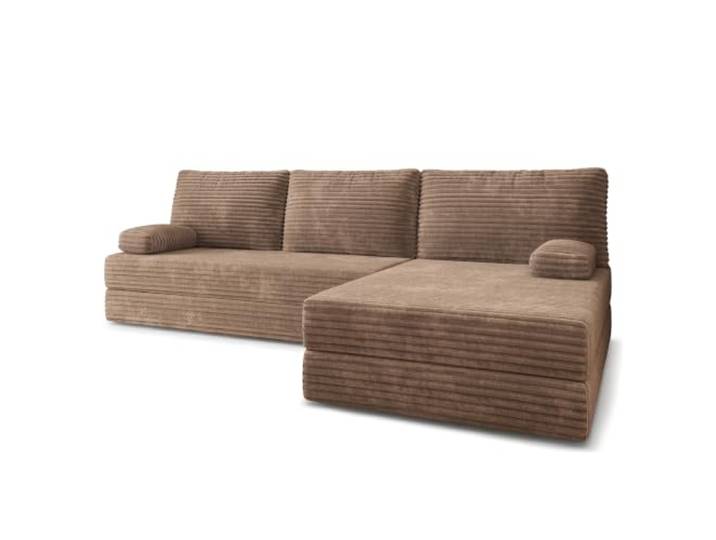 Masseno Schaumstoff-Ecksofas ANKO mit Schlaffunktion, Modulares Schlafsofa aus Schaumstoff, Klappbares Bodensofa, Boneless, Ohne Montage - Beige, TILIA 17