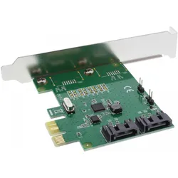 InLine Schnittstellenkarte 2-fach SATA 6Gb/s x1 PCIe 2.0 RAID 0/1/SPAN, Storage Controller