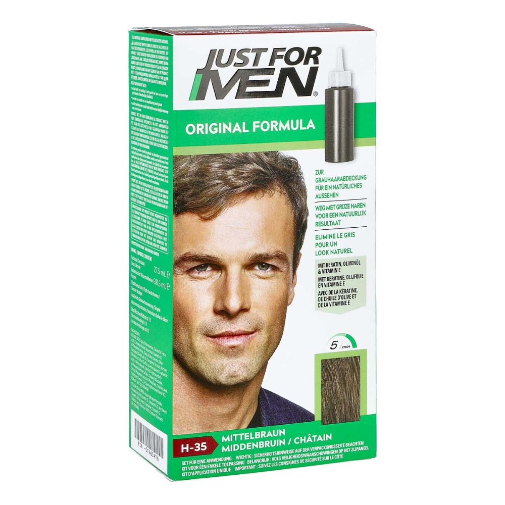 Pharma Netzwerk PNW GmbH Just for men Tönungsshampoo mittelbraun 01465416