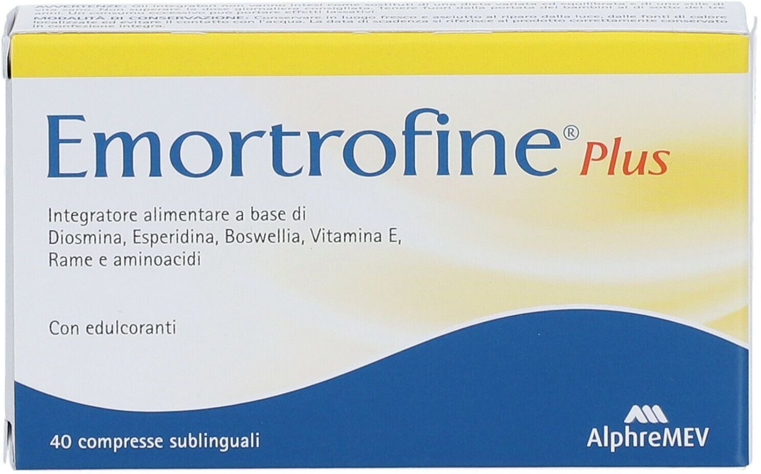 AGAVE Srl EmorTrofine Plus, 40 compresse