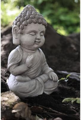 Hi-Line Gift 14in Meditating Buddha Statue