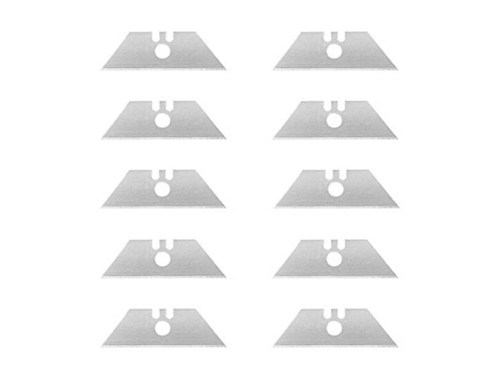 Wedo 7882 Cutter reservemesjes Trapezium (voor linkshandigen, 61 x 19 mm) 10 stuks, zilver