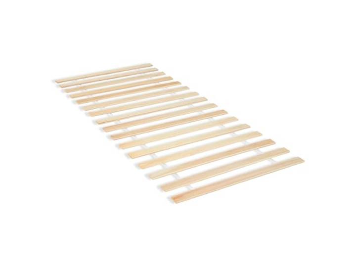Homestyle4u Rollrost 90x200 cm - Lattenrost für Kinderbett, 16 Latten Kiefer unlackiert, naturbelassen – vorgebohrt für einfache Montage – Stoffband verhindert Verrutschen