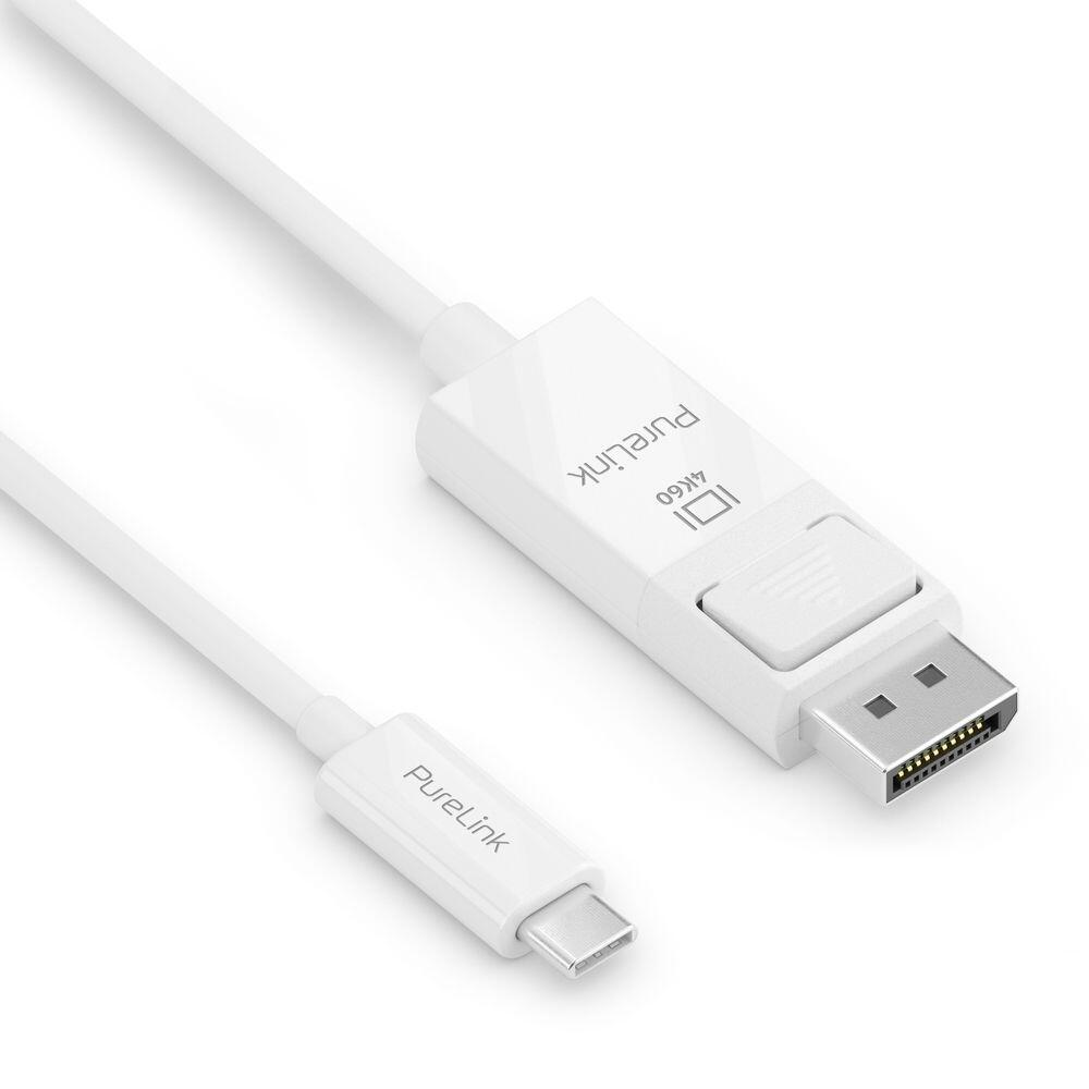 PureLink USB-C auf DisplayPort Kabel - 4K60 - iSerie - weiß - 1,00m IS2220-010