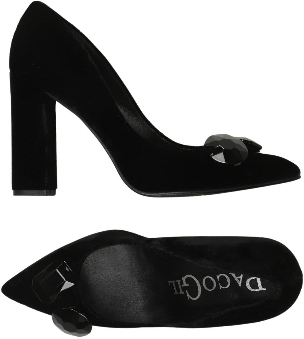 Paco Gil Damen Pumps, Schwarz, Gr. EU 38, kein / Etikett - Second Hand
