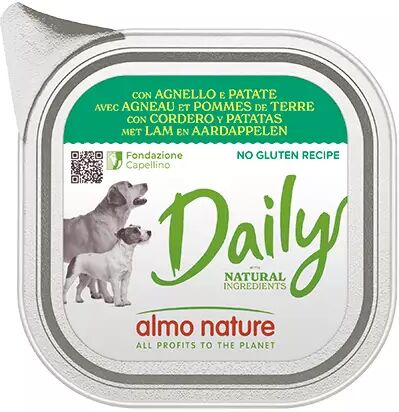 Almo Nature DAILY MENU CANE VASCHETTA 100GR CON AGNELLO E PATA
