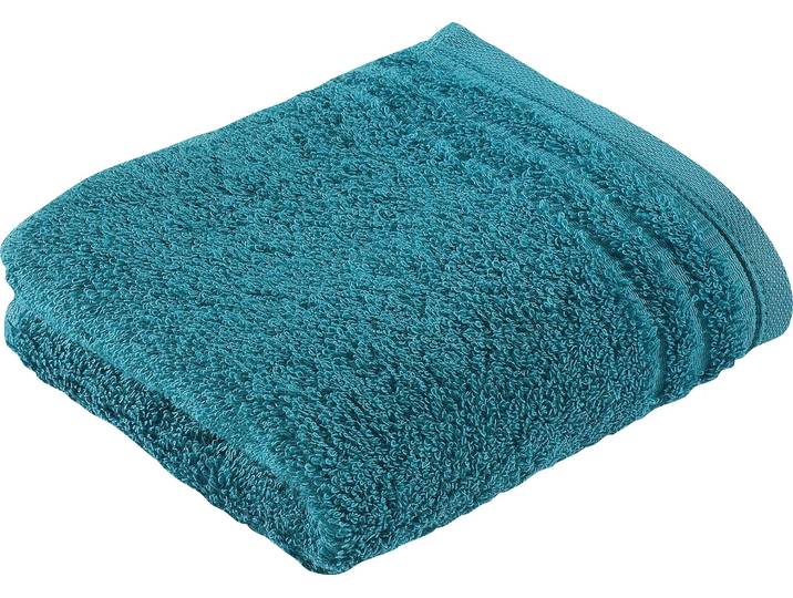 Seiftuch VOSSEN Vienna Style Supersoft , blau (lagoon), B:30cm L:30cm, Walkfrottee, Walkfrottee, Handtücher, Seiftuch, Waschlappen im Set, supersoft Baumwolle