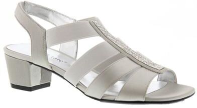 David Tate Eve - Womens 8 Silver Sandal Medium